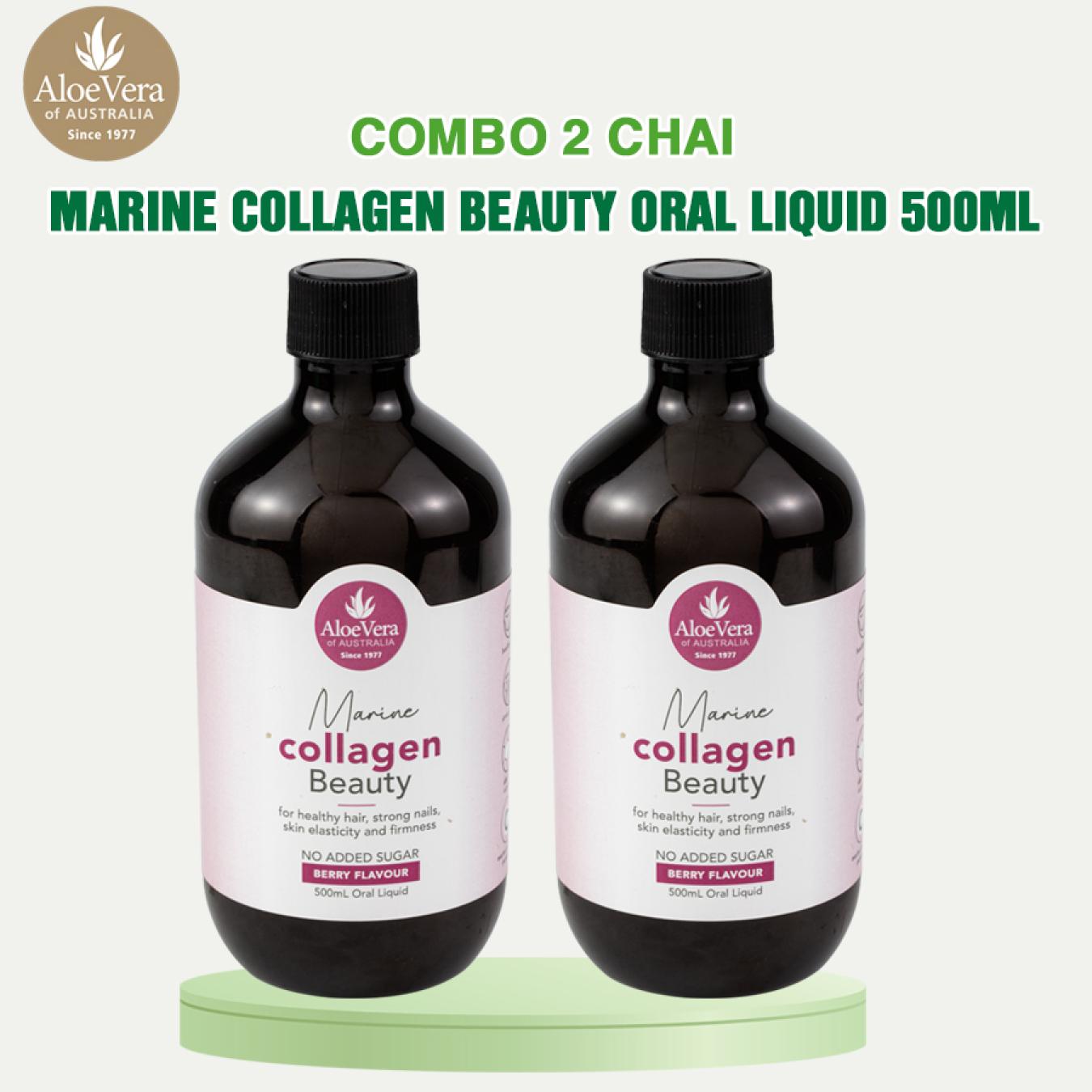 Combo 2 chai Marine Collagen Beauty Oral Liquid 500ml